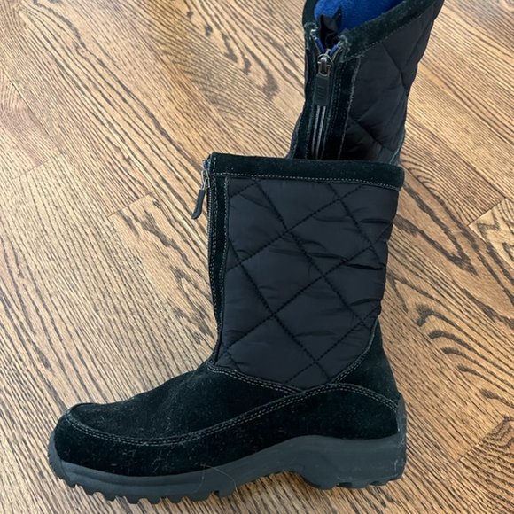Lands End zip front snow boots - Picture 1 of 3